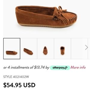 Minnetonka Kilty hardsole brown women's 8